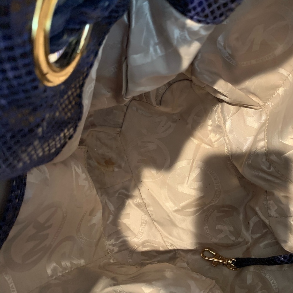 Michael Kors Python-Embossed Leather Tassel Hobo - Picture 11 of 13